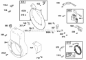 Blower Housing Alternator Backplate Wires Diagram and Parts List for 32K437-0112-01  Briggs and Stratton Engine